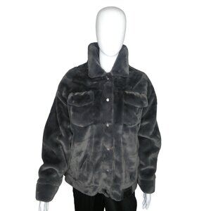 NWT UGG Frankie Faux Fur Trucker‎ Jacket